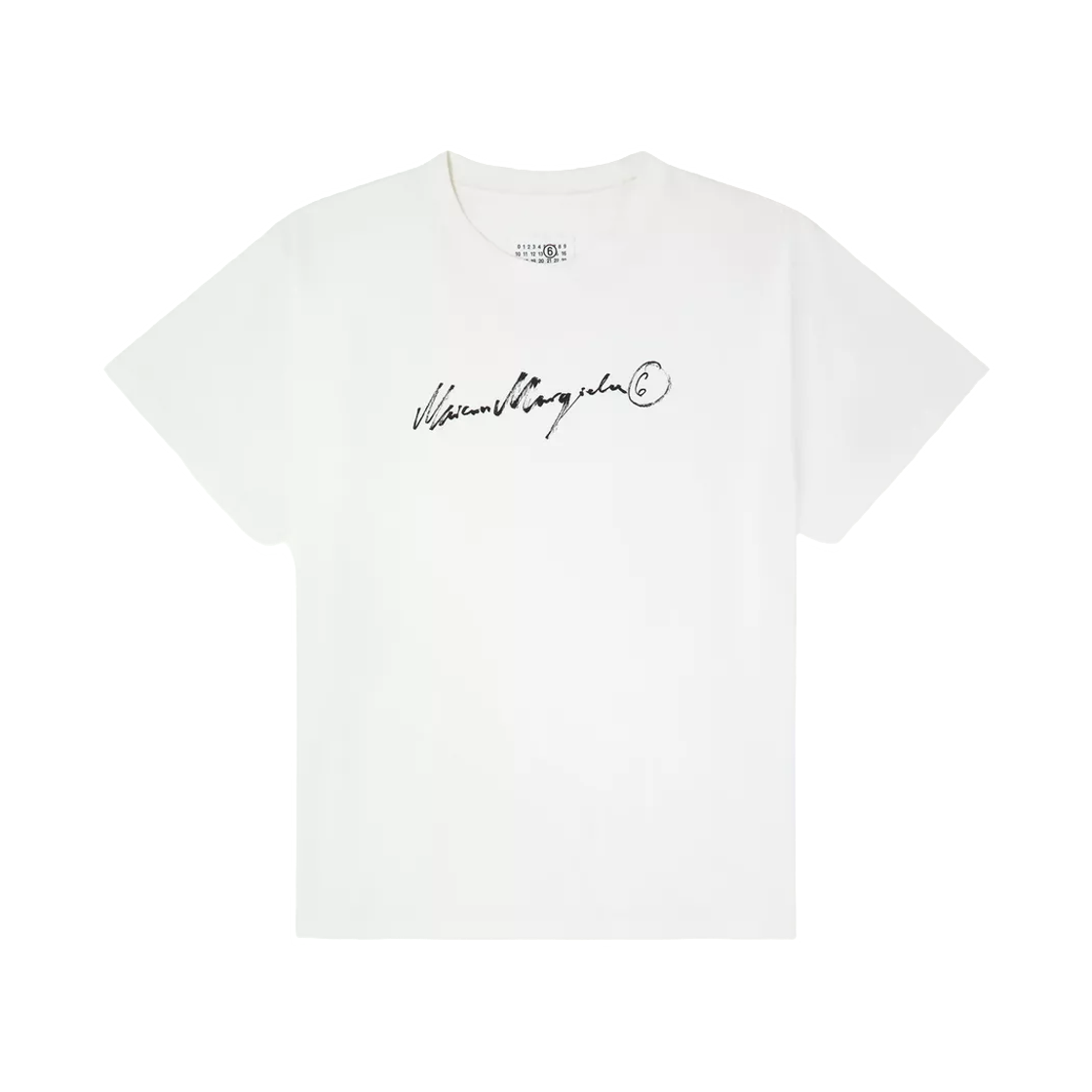 SH0GC0077M20258101 MM6 Maison Margiela Overdyed Jersey T-Shirt White