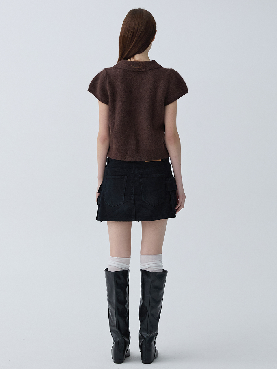 아크무어 스트릿 엣지 스커트팬츠 블랙(ARCMOOR Street Edge Skirt Pants Black) - 4