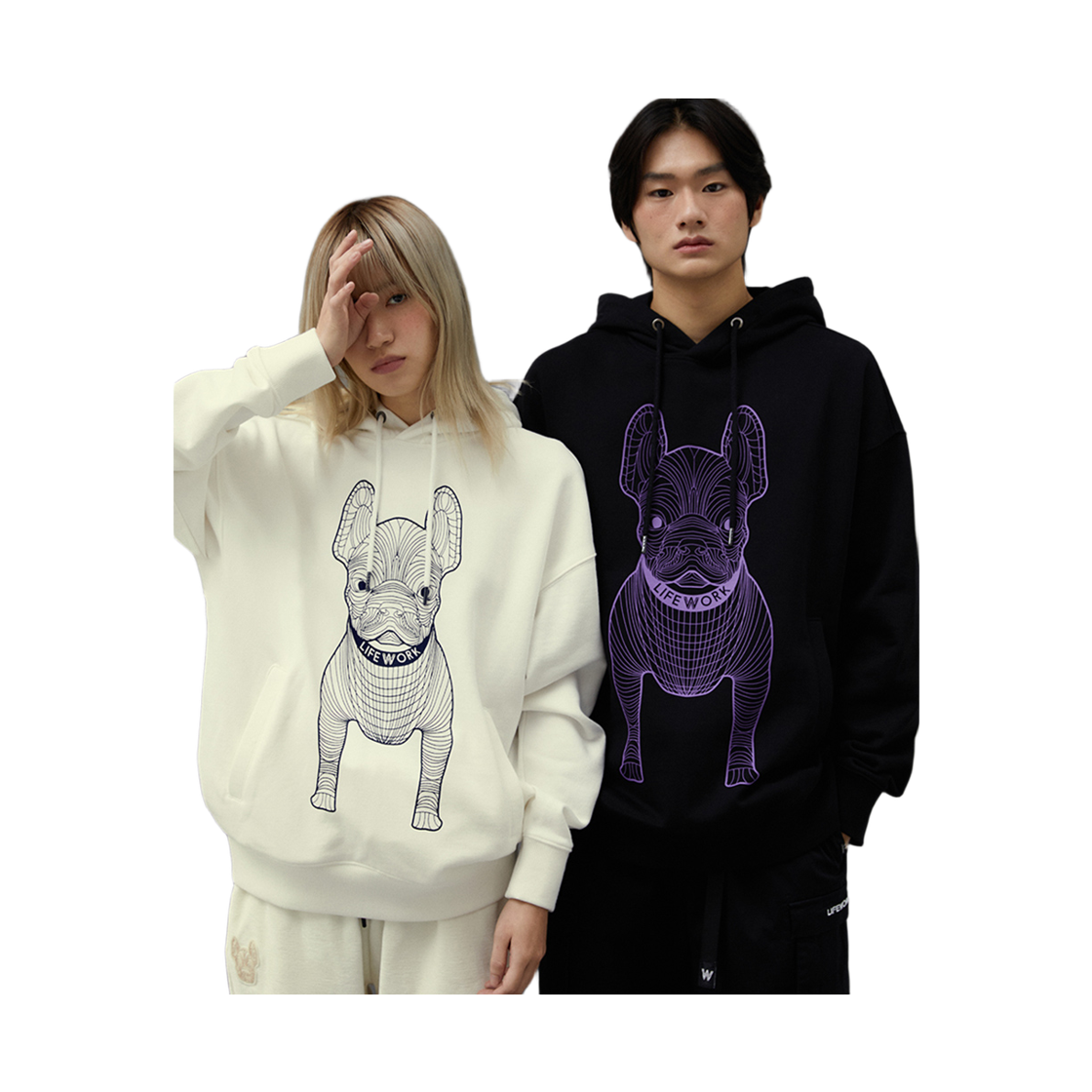 라이프워크 빅라독 후드_LW235HD990(Lifework Big Radog Hoodie_LW235HD990) - 2