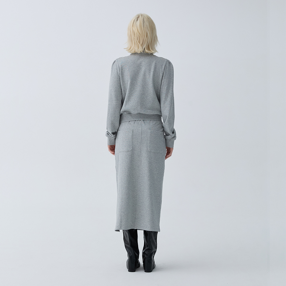 아크무어 어반 집업 스토리지 룩 멜란지 그레이(ARCMOOR Urban Zip-Up Storage Look Melange Grey) - 4
