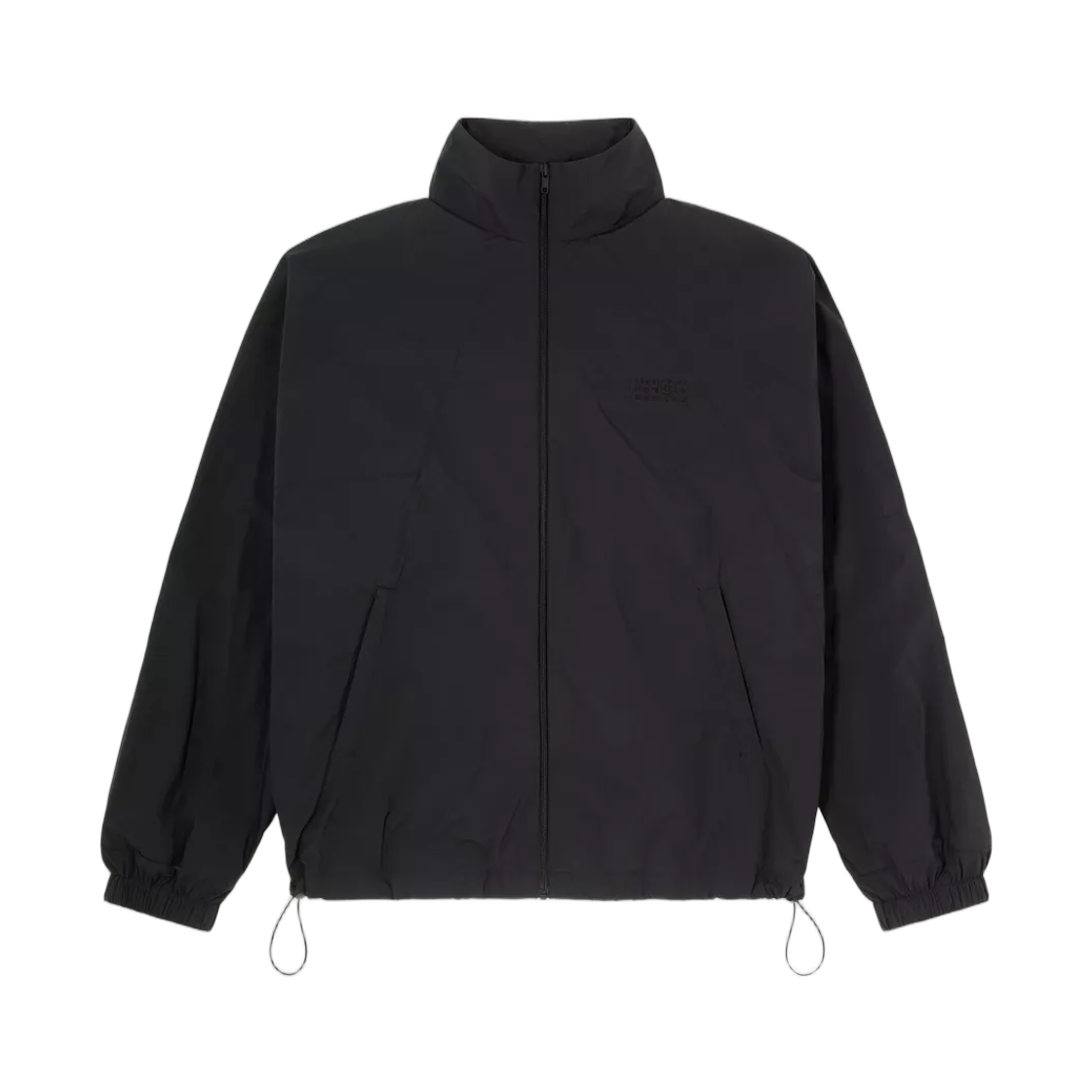 SH0AM0101M36017900 MM6 Maison Margiela Nylon Zip Jacket Black