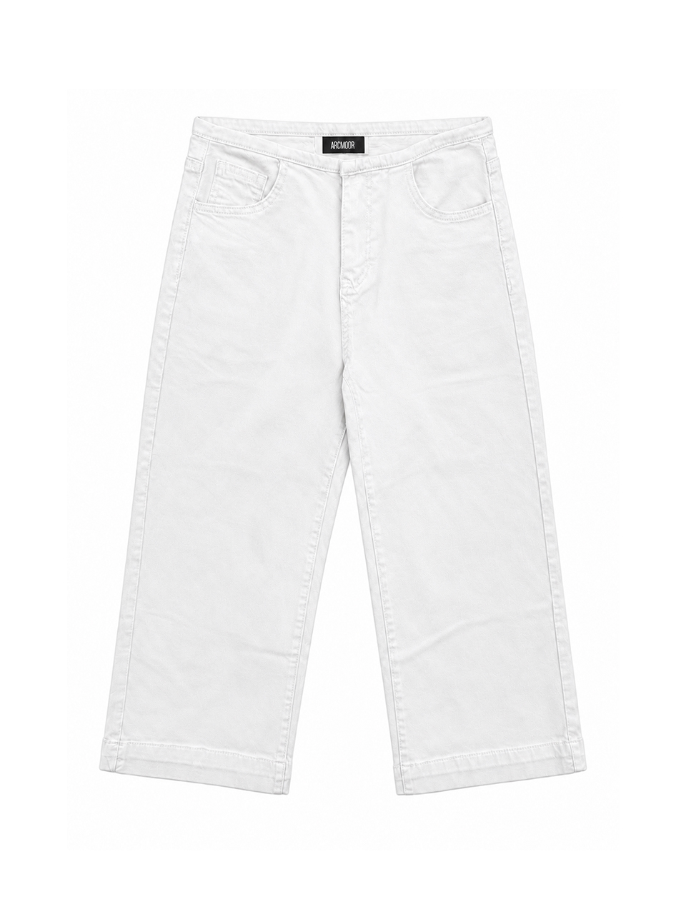A26FW5012WH ARCMOOR Low-Cut Hip Pants White