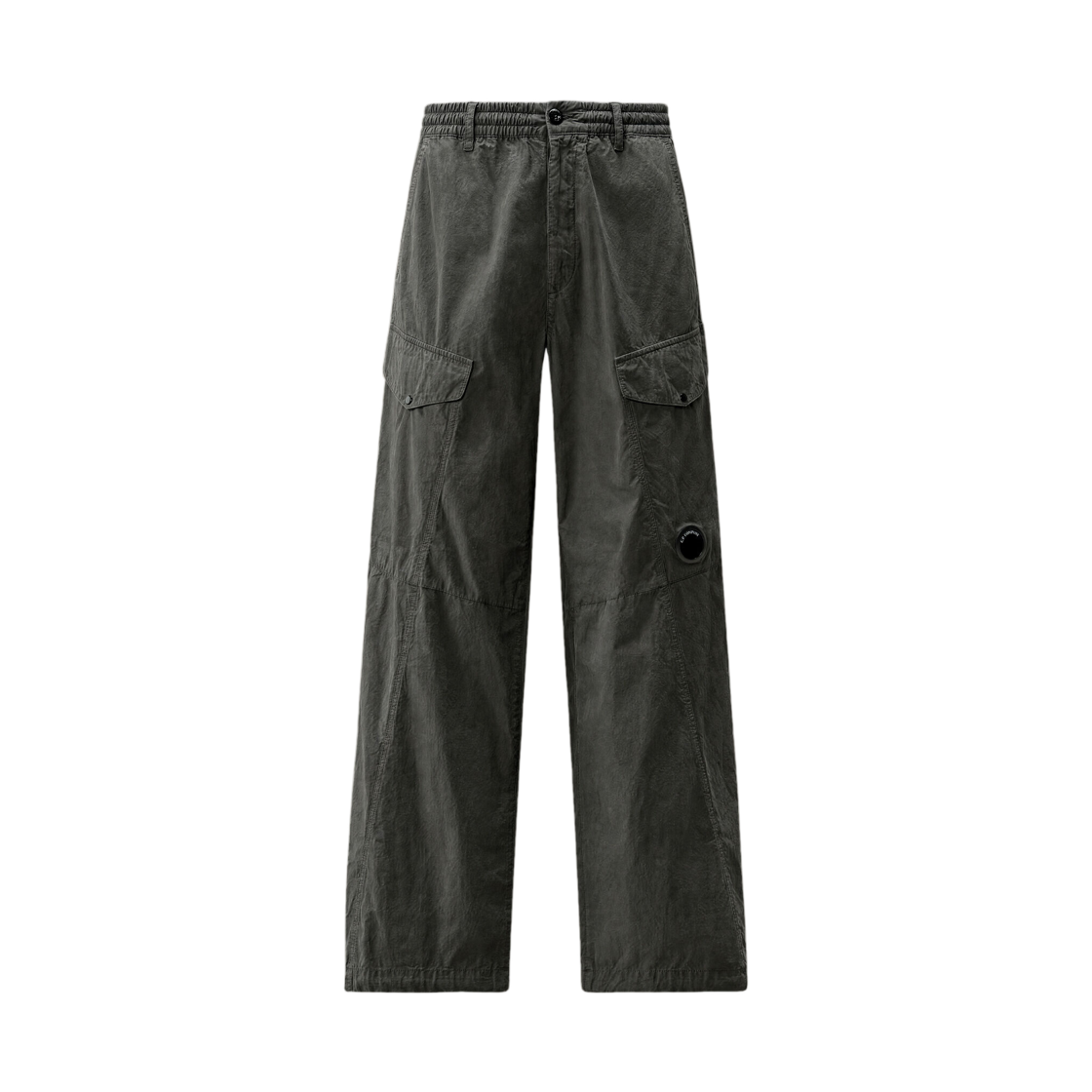 21CMPA116A110324G985 C.P. Company Micro-Reps Boxy Lens Cargo Pants Raven Grey - 26FW