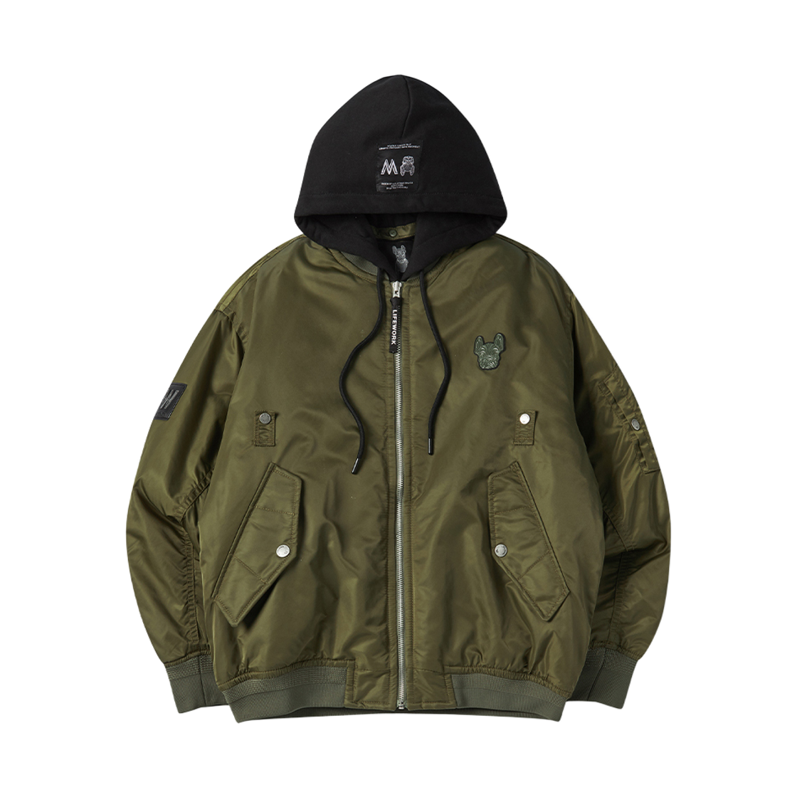 라이프워크 MA-1 라독 후드 항공점퍼_LW234JP110(Lifework MA-1 Radog Hooded Flight Jumper_LW234JP110) - 4