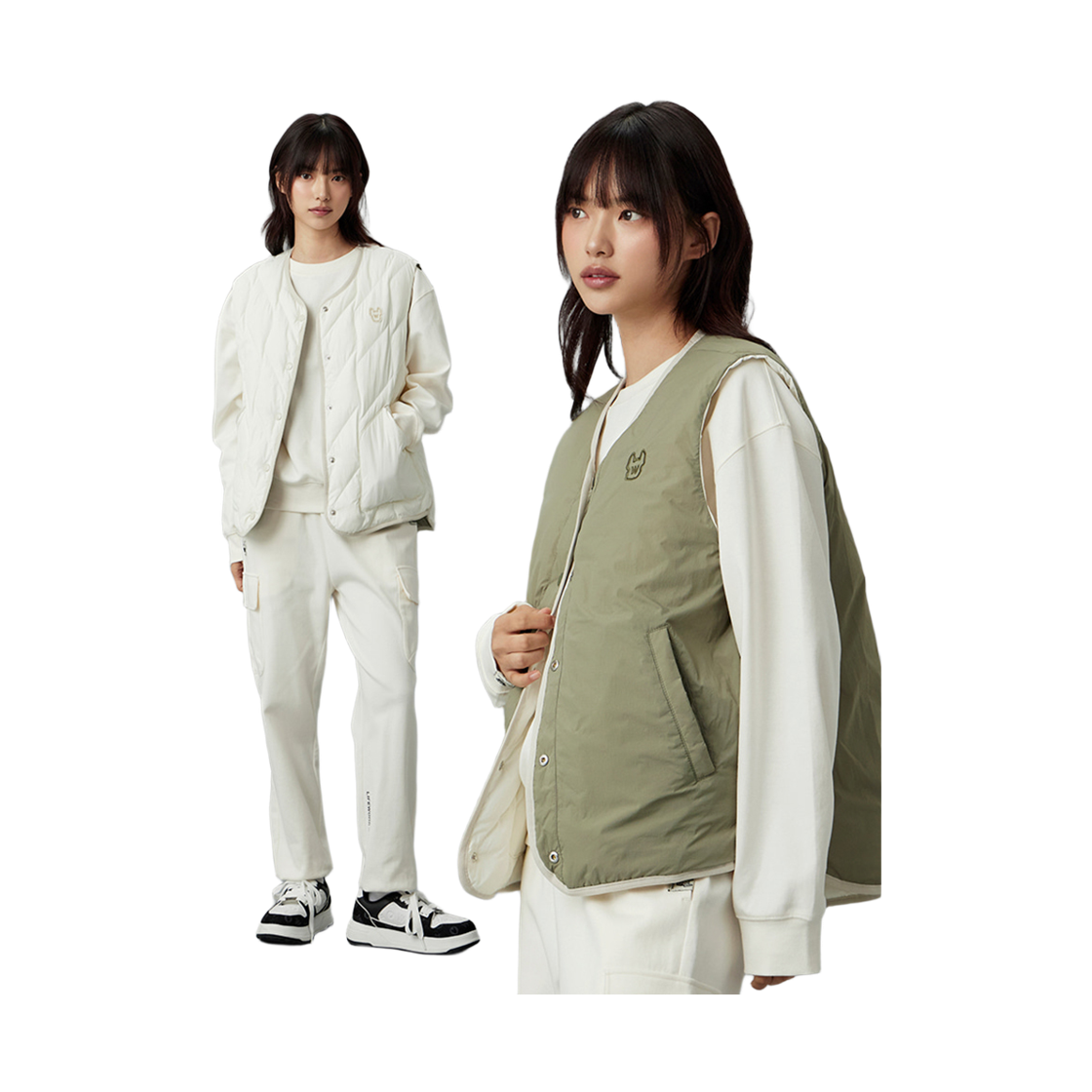 라이프워크 에어리 리버시블 다운 베스트_LW244DV700(Lifework Airy Reversible Down Vest_LW244DV700) - 2