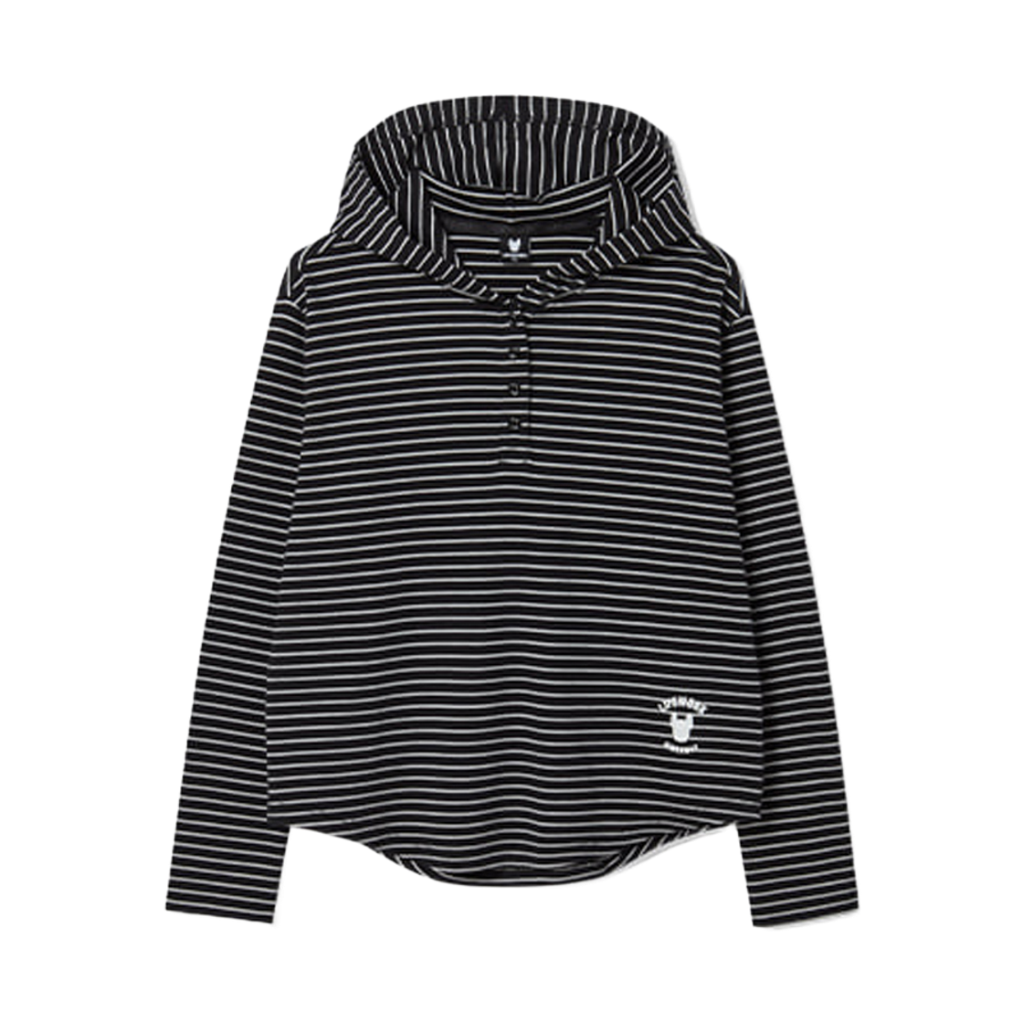 LW254HD811 Lifework Henry Neck Hooded Long-Sleeve T-Shirt_LW254HD811