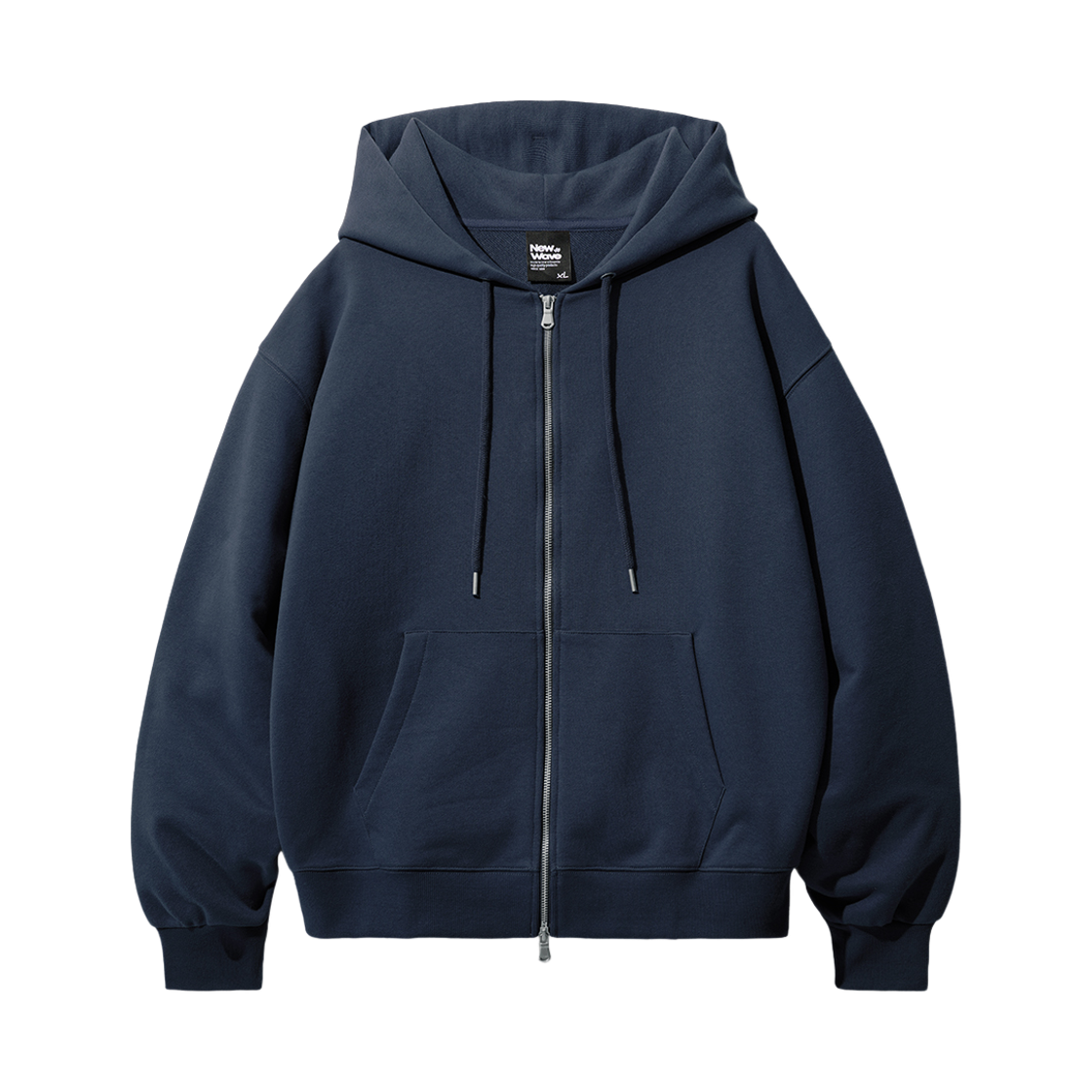 ISHD1590_navy_29 FP142 New Wave Raff Zip-up Hoodie Navy ISHD1590