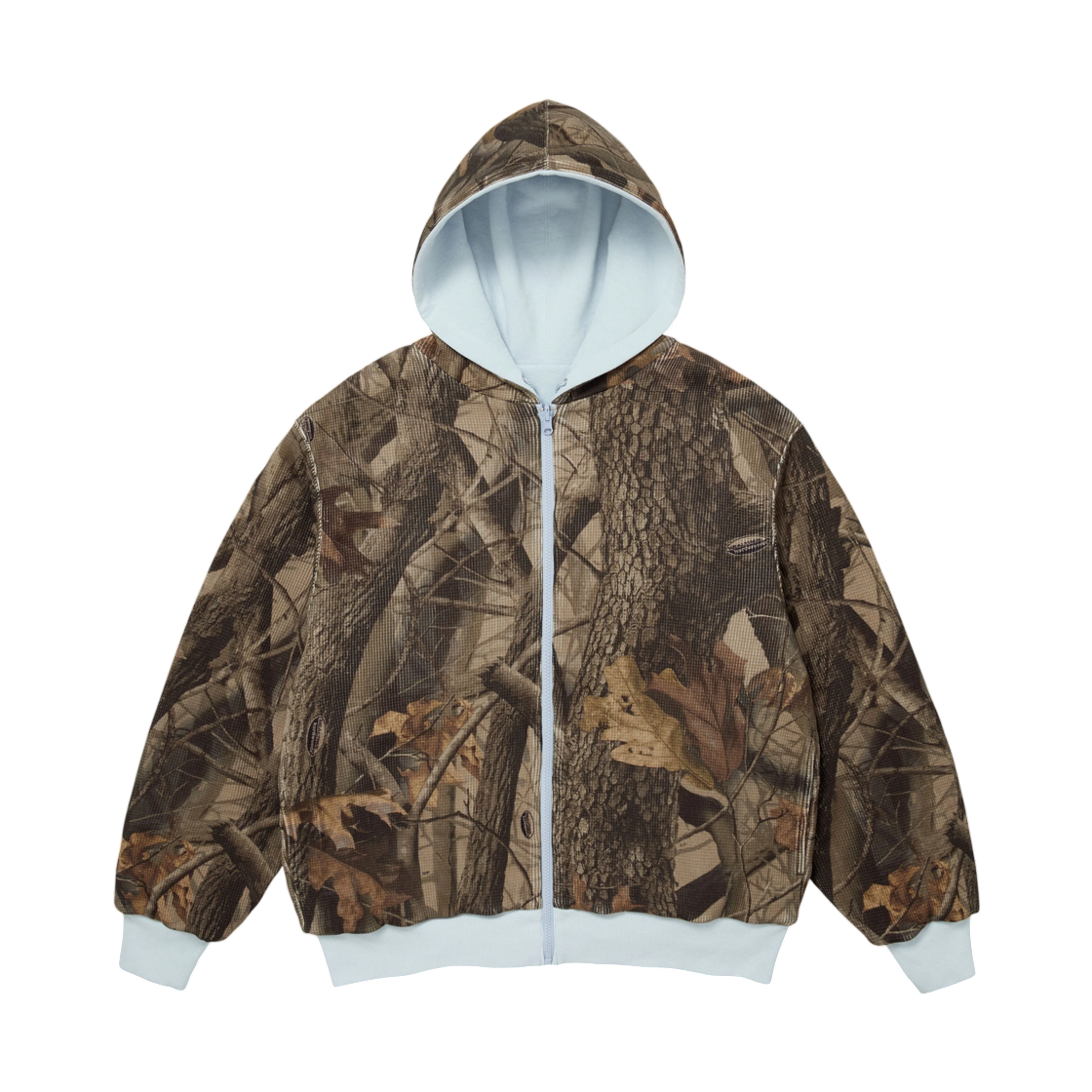 슈프림 리버시블 워크 집업 후드 스웨트셔츠 라이트 블루 - 26FW(Supreme Reversible Work Zip Up Hooded Sweatshirt Light Blue - 26FW) - 3