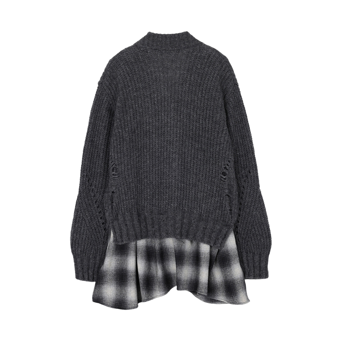 송지오 컬렉션 인터록 가디건 그레이(SONGZIO COLLECTION Interlock Cardigan Grey) - 2