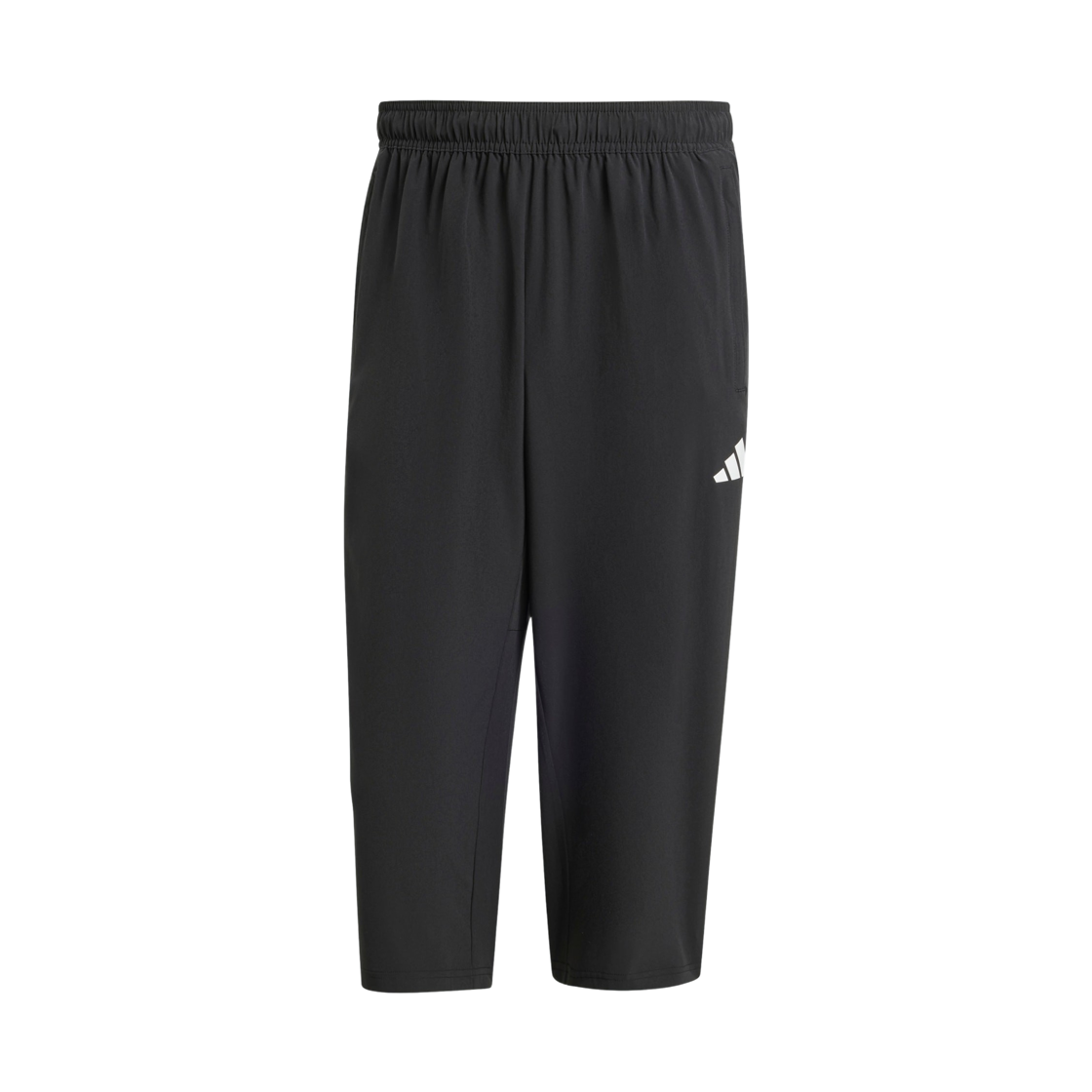 JG1245 Adidas Train Essentials Woven 3/4 Pants Black - US Sizing