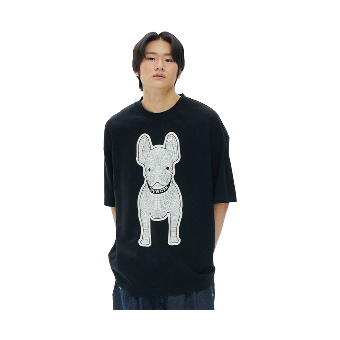 라이프워크 실켓 라독 프린팅 반팔 티셔츠_LW255TS982(Lifework Silket Radog Printed Short-Sleeve T-Shirt_LW255TS982) - 2
