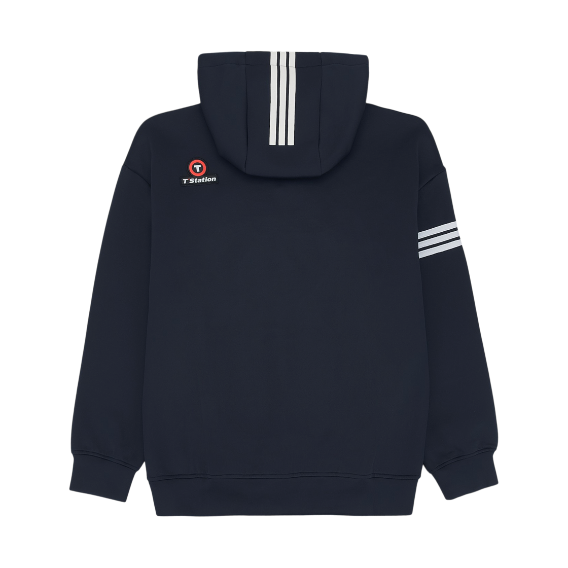 두산 베어스 x 아디다스 2025 어센틱 벤치 후드티 네이비 - KR 사이즈(Doosan Bears x Adidas 2025 Authentic Bench Hoodie Navy - KR Sizing) - 2