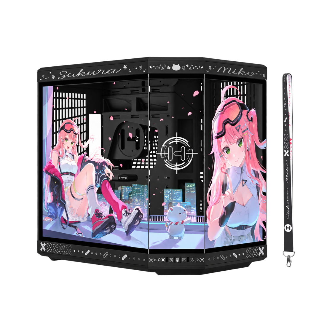[12월 순차출고] HYTE Y70 사쿠라 미코 에디션 블랙 번들(HYTE Y70 Sakura Miko Edition Black Bundle)