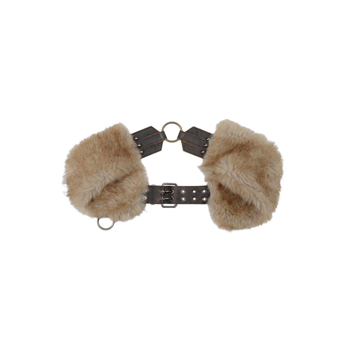베이컨트 아카이브 레더 퍼플러 벨트 브라운(Vacant Archive Leather Furfler Belt Brown) - 2