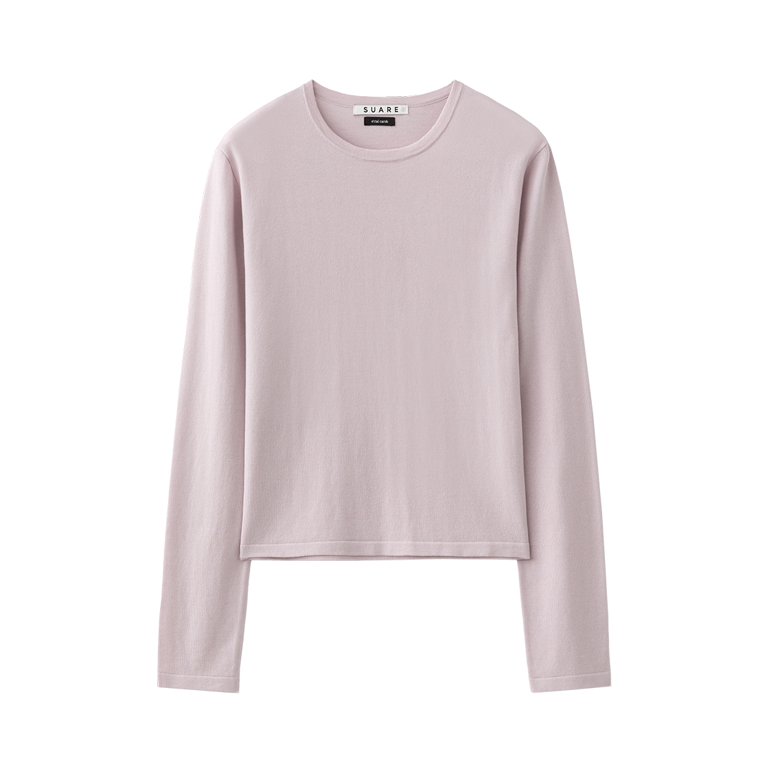 SBF3CK04WOT_copy (W) Suare Women Silky Wool Blend Round Knit Indi Pink