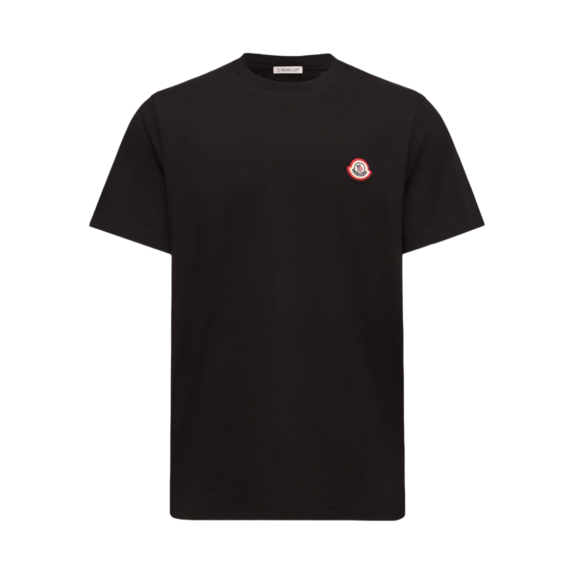 L2-091-8C00045-89B8Y-999 Moncler Logo Cotton Jersey T-Shirt Black - 26FW