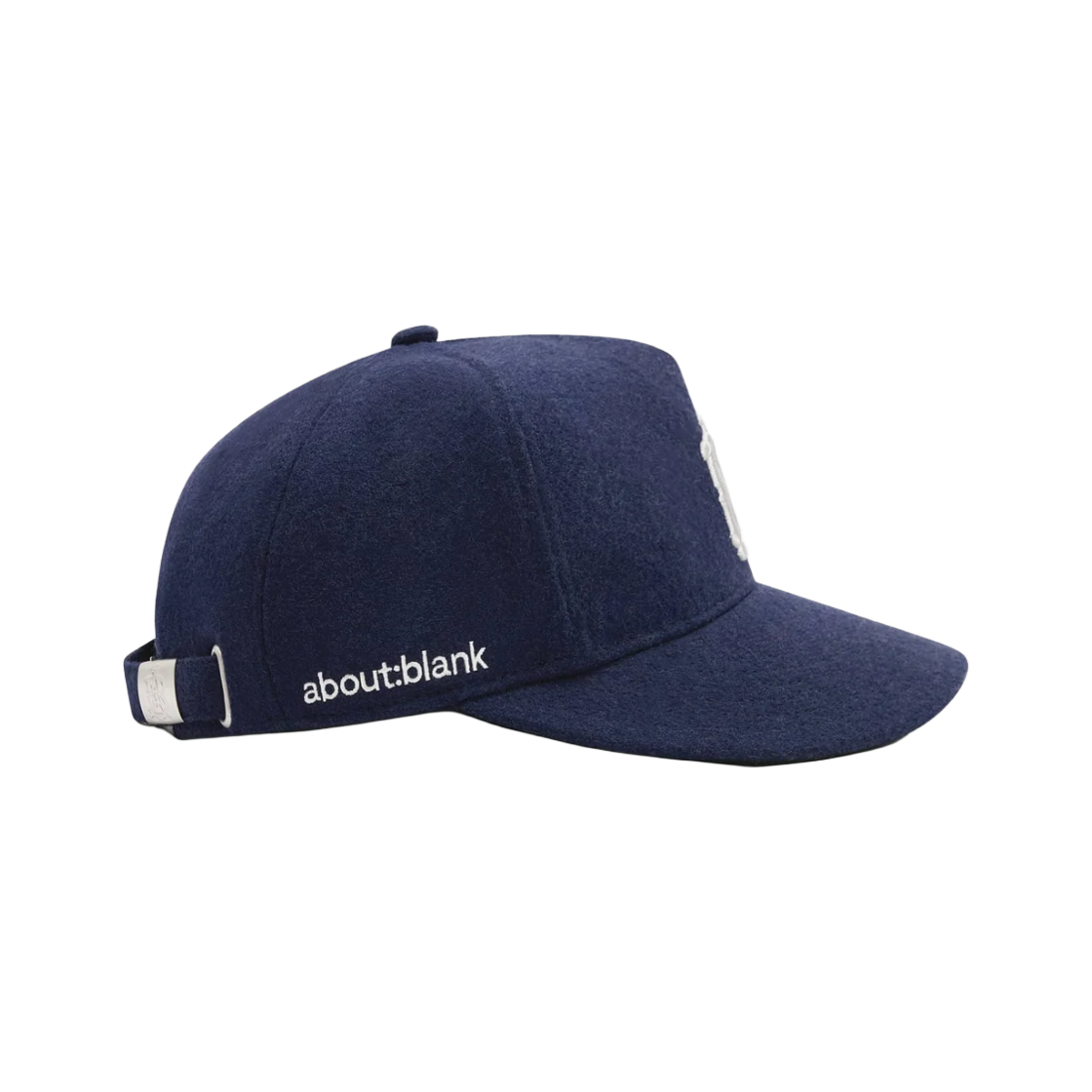 [KREAM 단독] 어바웃 블랭크 모노그램 캡 네이비 에크루 - 26FW([KREAM 단독] About:Blank Monogram Cap Navy Ecru - 26FW) - 2