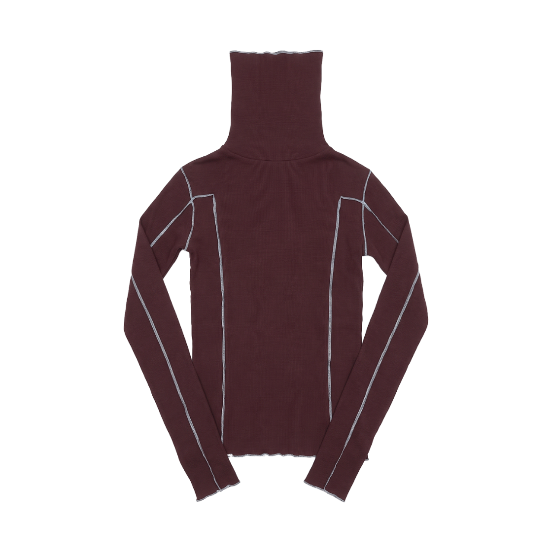 베이스레인지 우먼 오마토 터틀넥 나라 레드 - 26FW(Baserange Women Omato Turtleneck Nara Red - 26FW) - 1