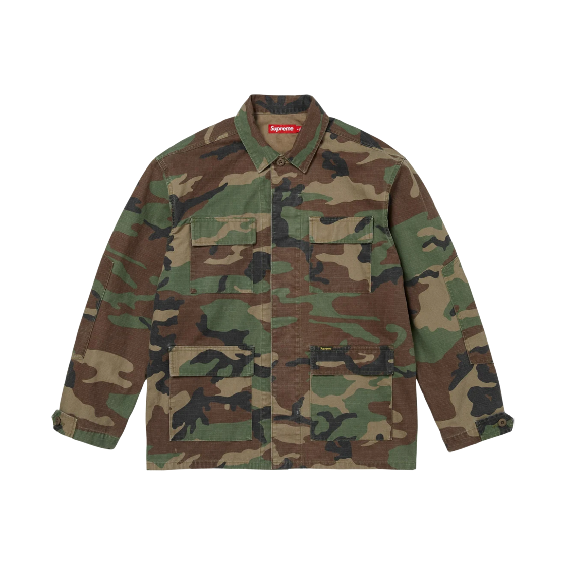 - Supreme Ripstop BDU Shirt Jacket Woodland Camo - 26FW