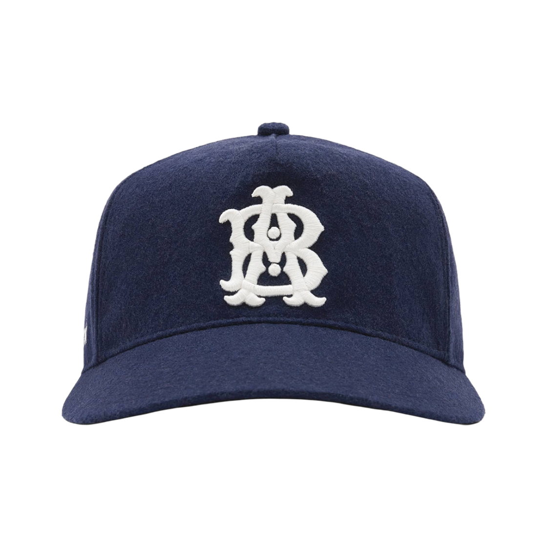 [KREAM 단독] 어바웃 블랭크 모노그램 캡 네이비 에크루 - 26FW([KREAM 단독] About:Blank Monogram Cap Navy Ecru - 26FW)