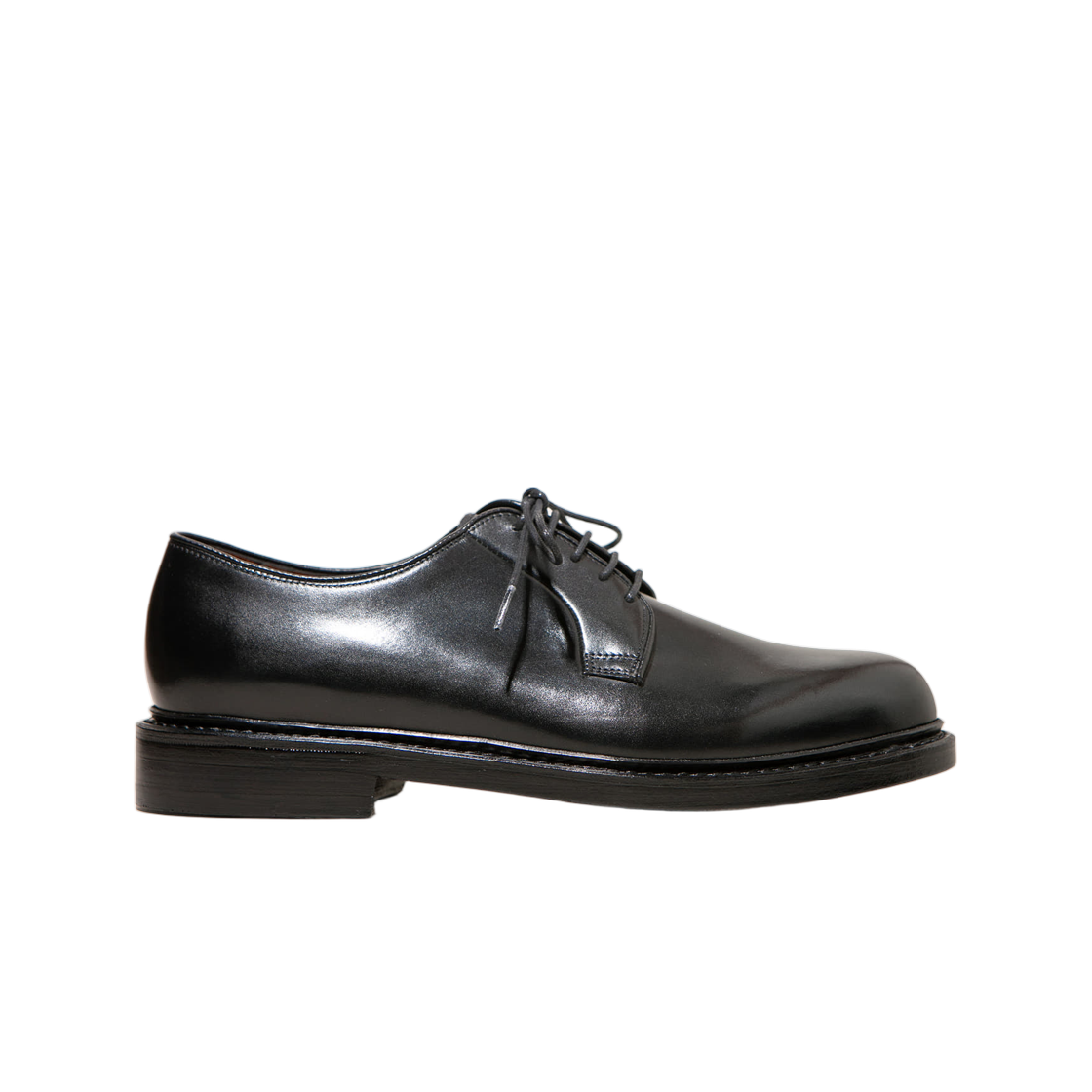 98348 Jalan Sriwijaya Box Calf Plain Toe Double Leather Sole Black