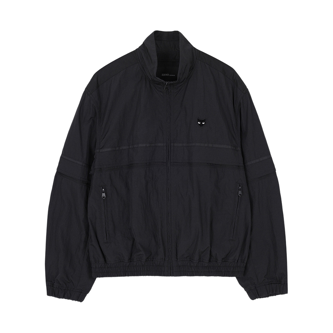 송지오 지제로 라인 패널 트랙 점퍼 블랙(SONGZIO ZZERO Line Panel Track Jumper Black)