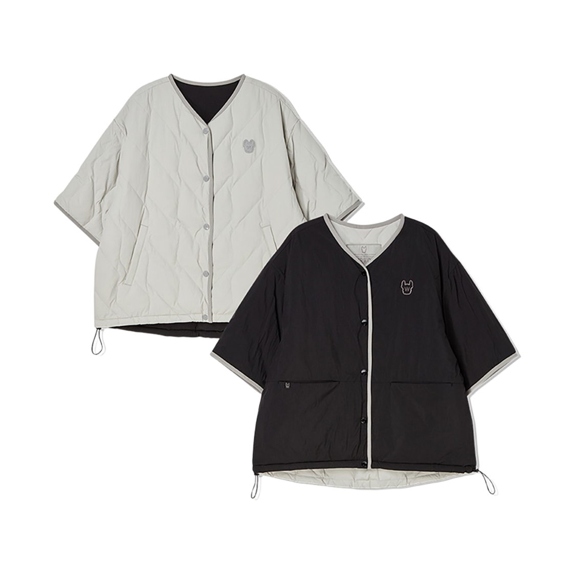 라이프워크 에어리 리버시블 반팔 다운 점퍼_LW244DJ701(Lifework Airy Reversible Short-Sleeve Down Jumper_LW244DJ701) - 3