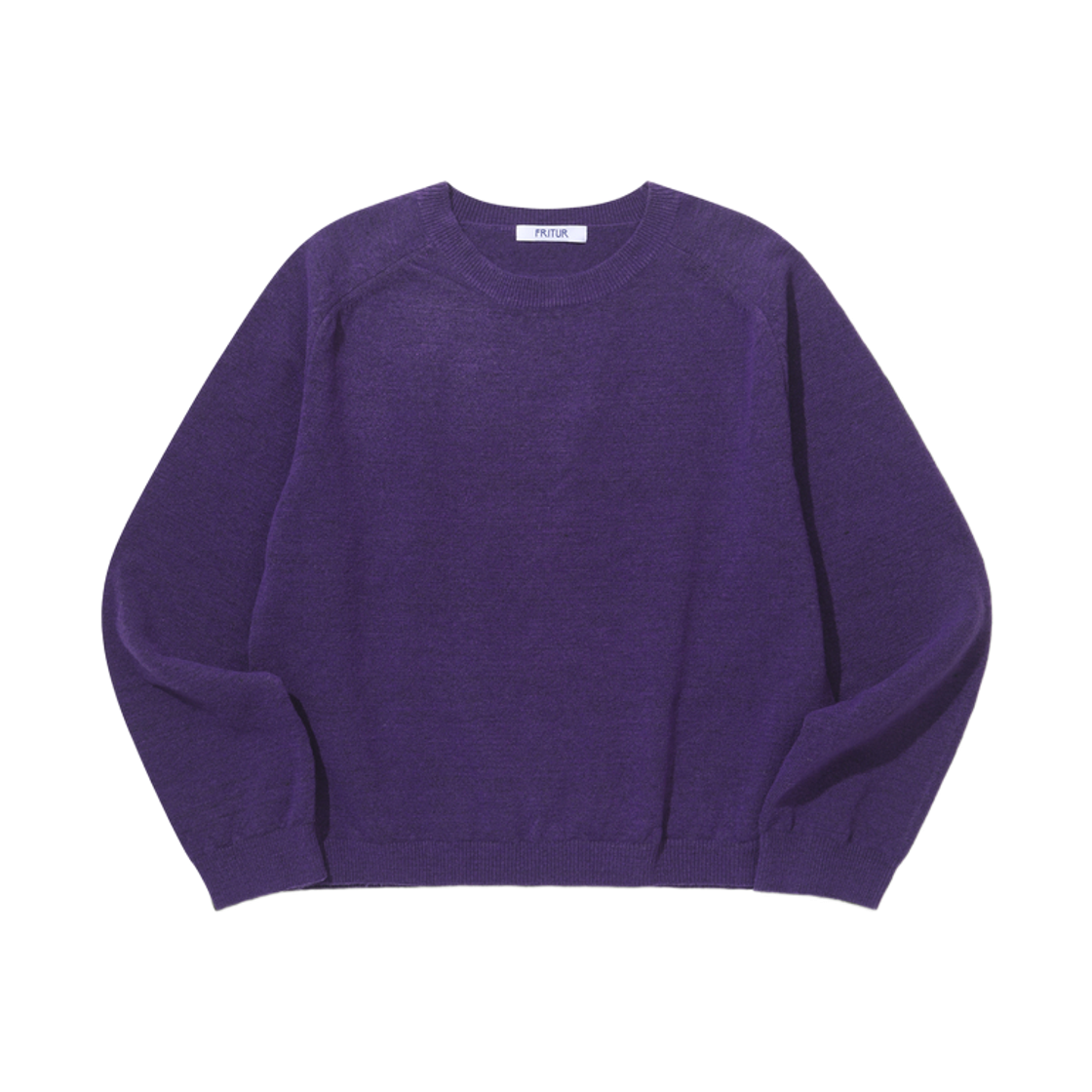 F263KN08 FRITUR Dover Basic Knit Purple
