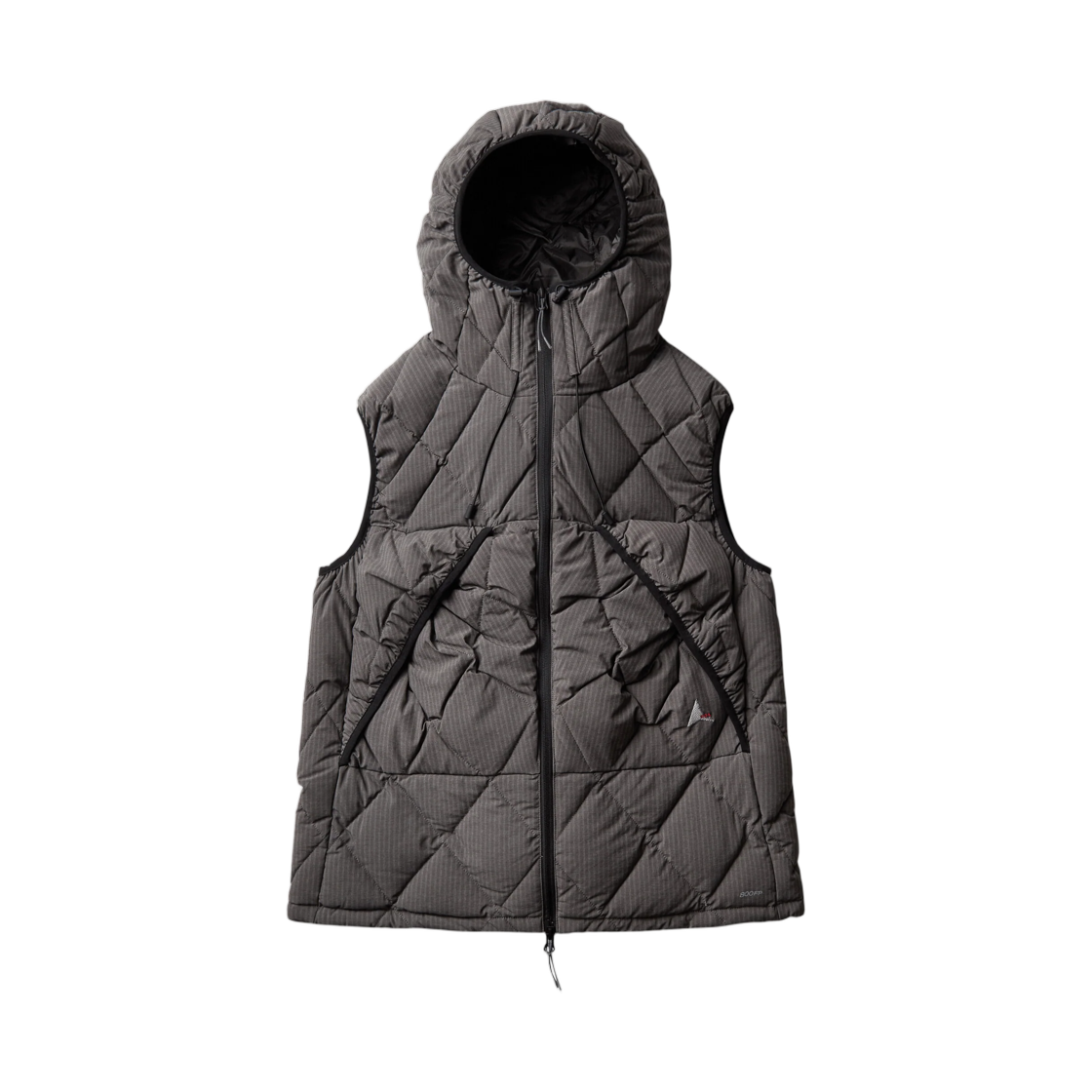 YBUW061FA35-GRY0045 ROA Nuna 800 Fill Power Hooded Down Vest Graphite