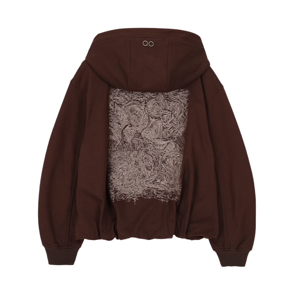송지오 컬렉션 베네딕션 후드 집업 브라운(SONGZIO COLLECTION Benediction Hood Zip Up Brown) - 2