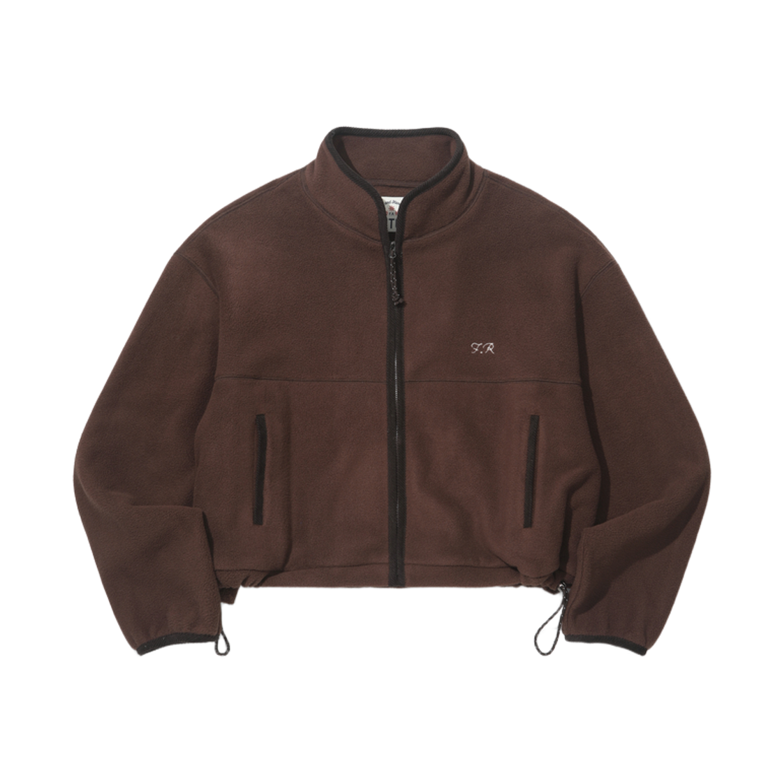 F263JP13 FRITUR Soft Fleece Jacket Brown