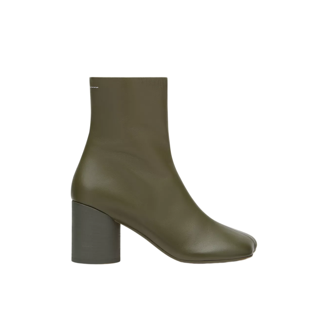 S59WU0235P3628T7010 (W) MM6 Maison Margiela Anatomic Ankle Boots Khaki