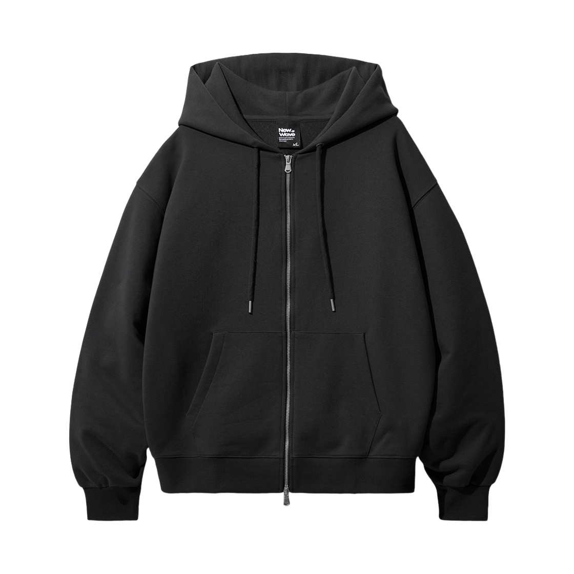 ISHD1590_black_29 FP142 New Wave Raff Zip-up Hoodie Black ISHD1590