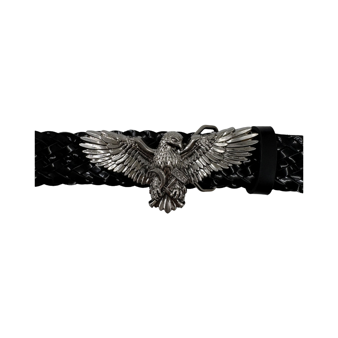 선데이오프클럽 이글 웨빙 레더 벨트(Sundayoffclub Eagle Weaving Leather Belt) - 2