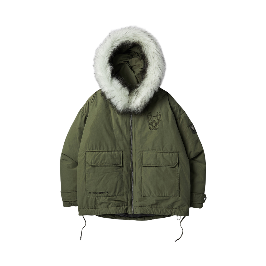 라이프워크 라독 야상 숏 다운 점퍼_LW224DJ715(Lifework Radog Field Jacket Short Down Jumper_LW224DJ715)