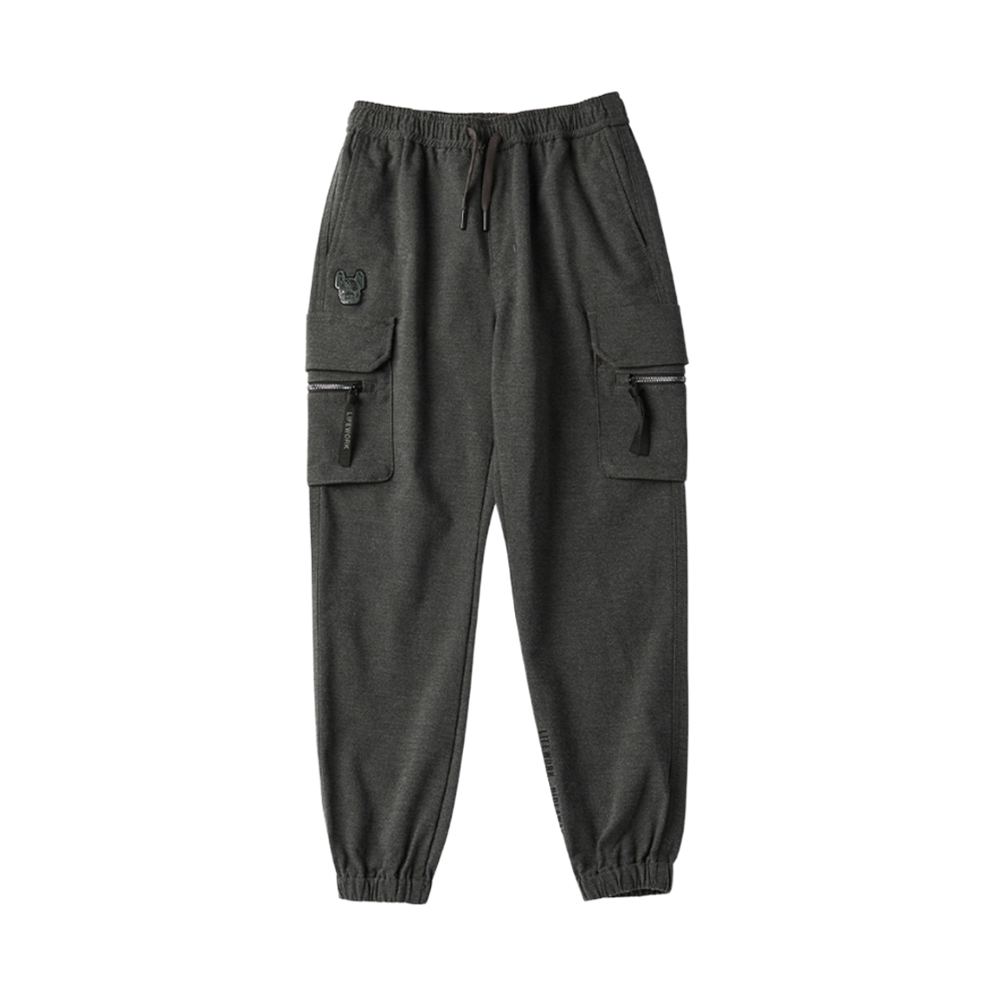 LW224WL795 Lifework LW0 Zipper Flip Pocket Jogger Pants (Fleece Lining) _ LW224WL795