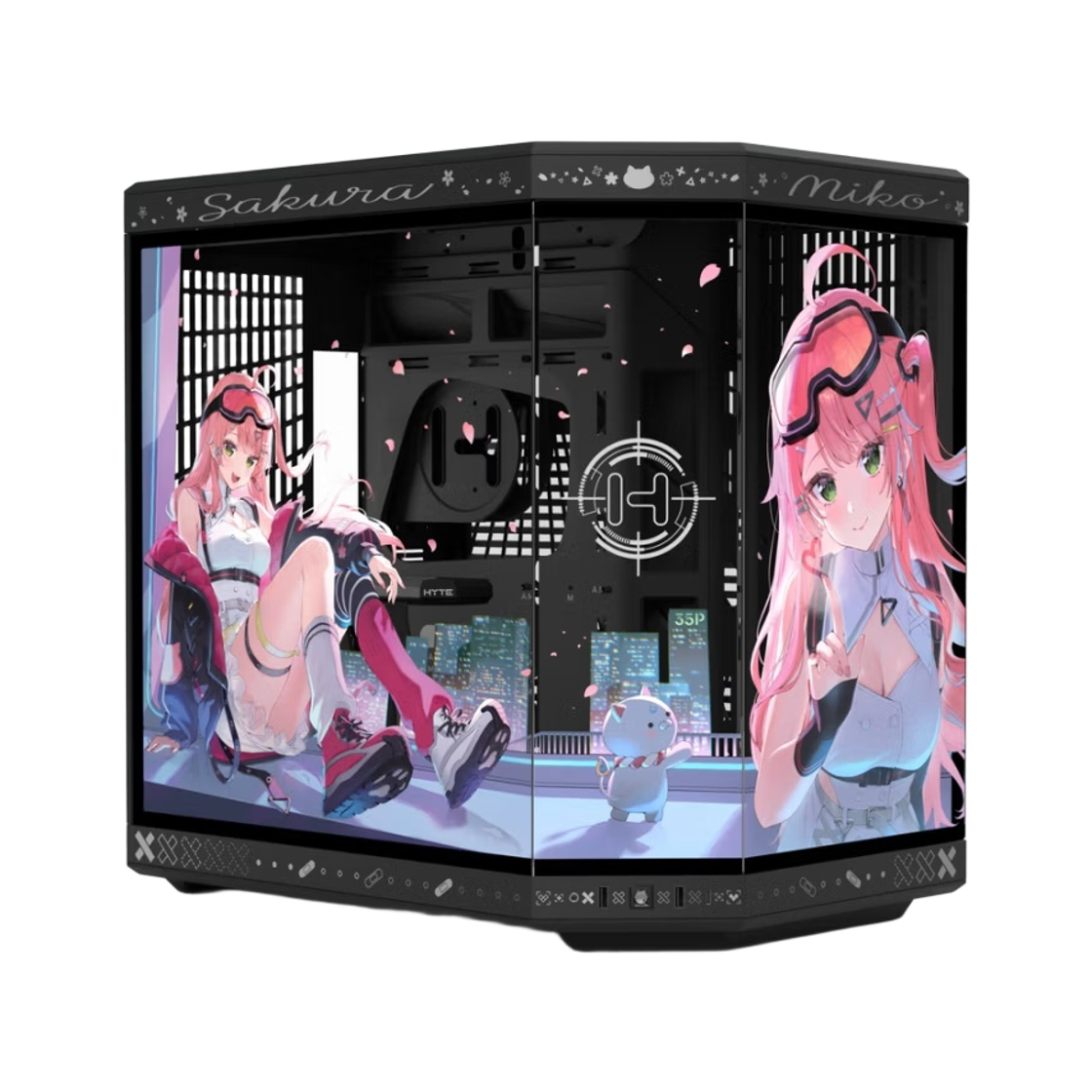 [12월 순차출고]HYTE Y70 사쿠라 미코 에디션 블랙 케이스(HYTE Y70 Sakura Miko Edition Black Case) - 1