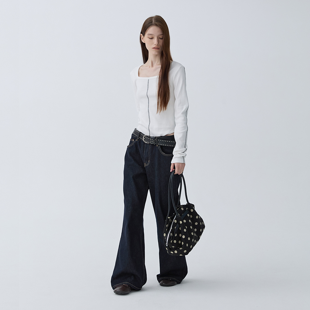 아크무어 도트 볼륨 토트백 블랙(ARCMOOR Dot Volume Tote Bag Black) - 3