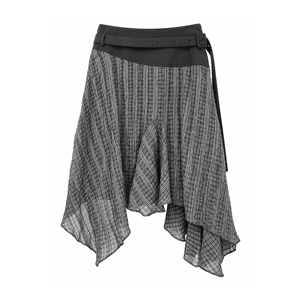 아크무어 슬로프 플레어 스커트 그레이(ARCMOOR Slope Flare Skirt Grey)