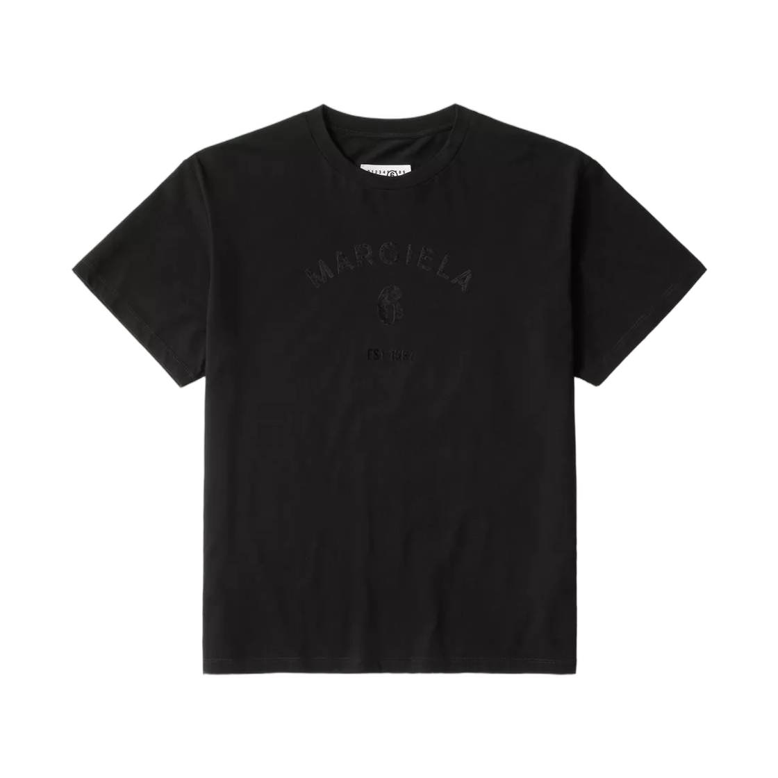 SH2GC0048M20048900 MM6 Maison Margiela Mannequin Print T-Shirt Black