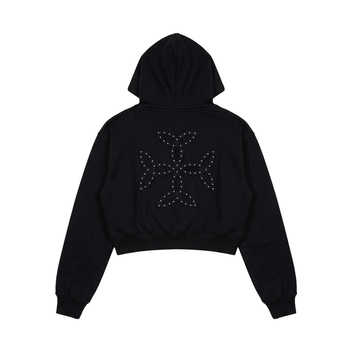 분트 페이디드 패치 후드 집업 블랙(VOONT Faded Patch Hood Zip-Up (BLACK)) - 2