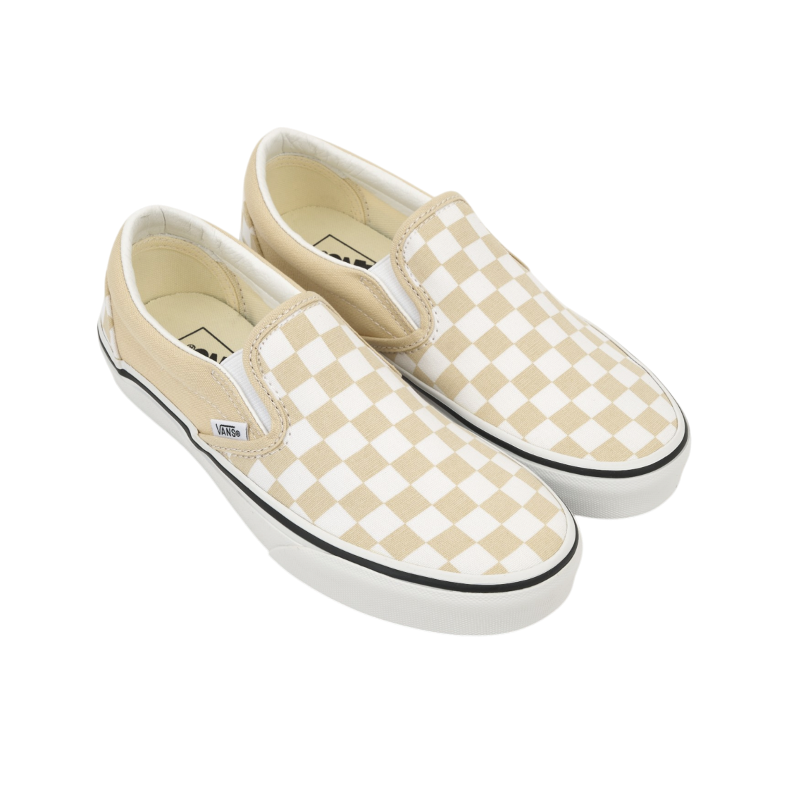 반스 클래식 슬립온 컬러 띠어리 체커보드 베이지(Vans Classic Slip-On Color Theory Checkerboard Beige) - 4