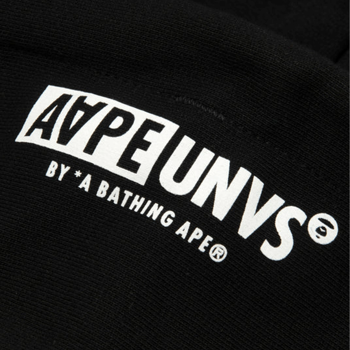 에이프 베이직 집 업 스웻셔츠 블랙 - 26FW(AAPE Basic Zip Up Sweatshirt Black - 26FW) - 5