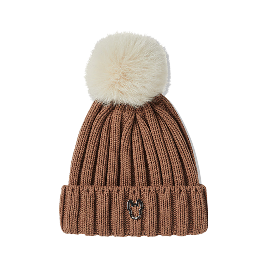 LW224CP702 Lifework Steel Wappen Pom-Pom Beanie_LW224CP702