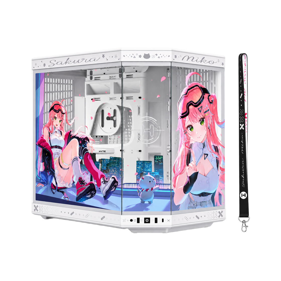 [12월 순차출고]HYTE Y70 사쿠라 미코 에디션 화이트 번들(HYTE Y70 Sakura Miko Edition White Bundle)