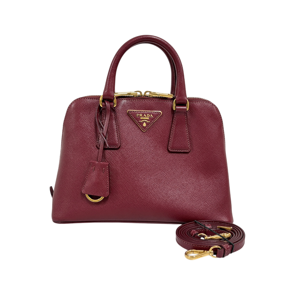 ITNLRNV7JRWA Prada Saffiano Mini Tote Shoulder Bag