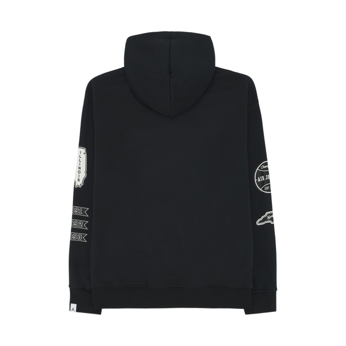 조던 에센셜 플리스 풀오버 후드 블랙 - 아시아(Jordan Essentials Fleece Pullover Hoodie Black - Asia) - 2