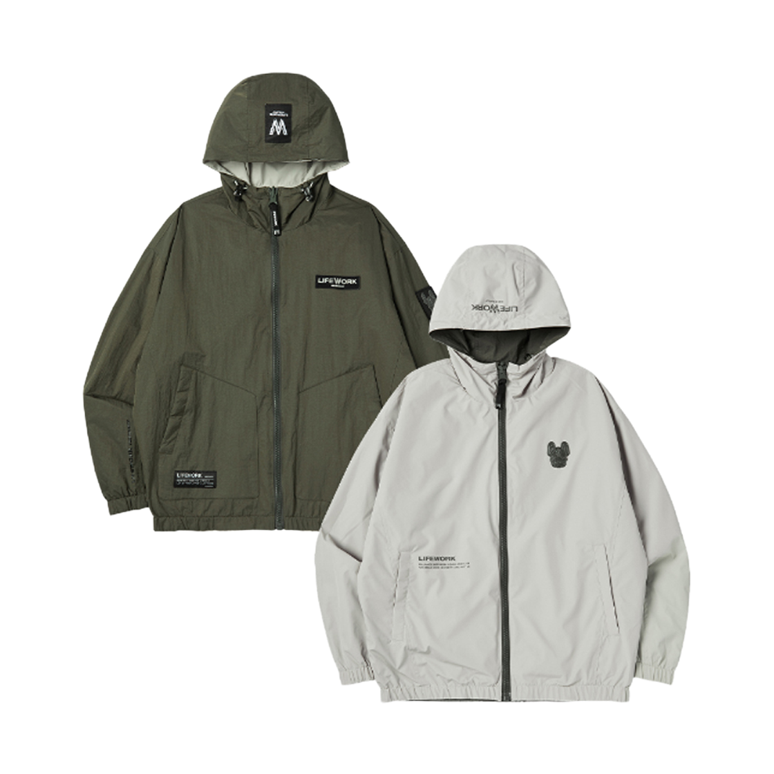 라이프워크 윈드 후드 리버시블 자켓_LW233JP903(Lifework Wind Hood Reversible Jacket_LW233JP903)