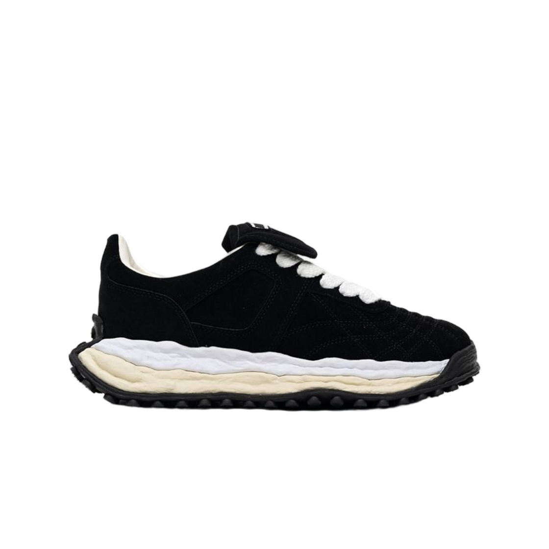 A17FW751-BLACK Mihara Yasuhiro Scott OG Sole Suede Low-Top Sneakers Black