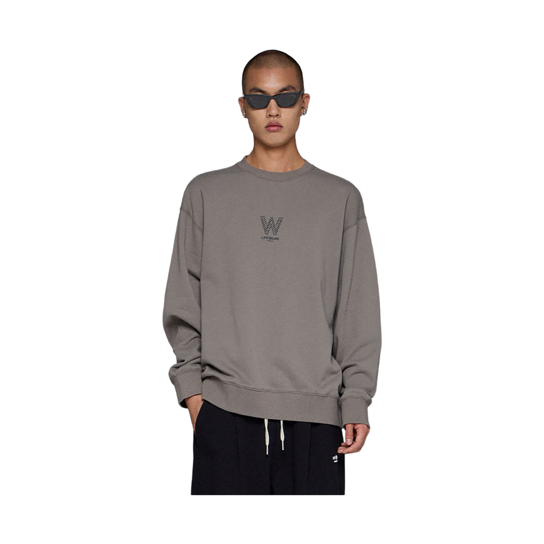 라이프워크 W 스트라이프 맨투맨_LW255MT609(Lifework W-Stripe Sweatshirt_LW255MT609) - 3